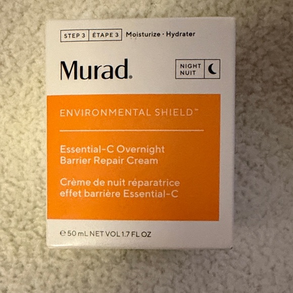 Murad Essential-C Overnight Barrier Repair Cream - White and Orange 1.7 OZ